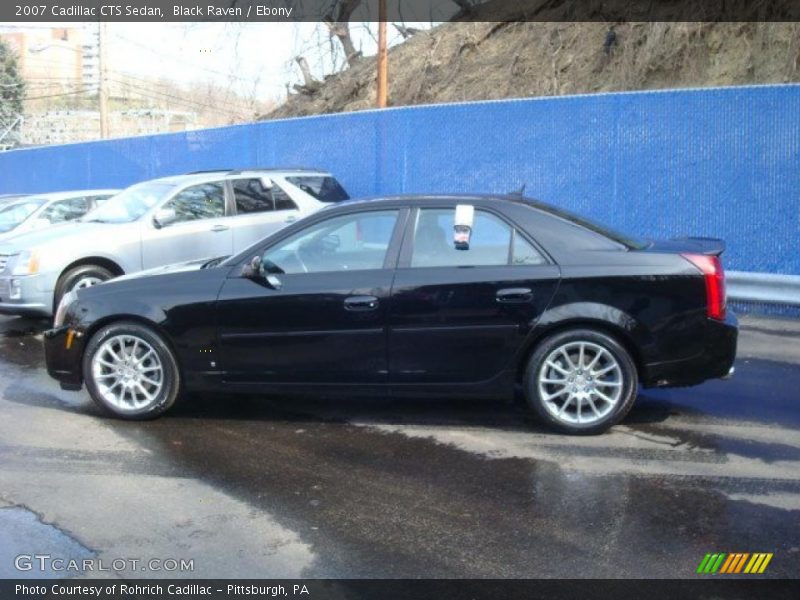 Black Raven / Ebony 2007 Cadillac CTS Sedan