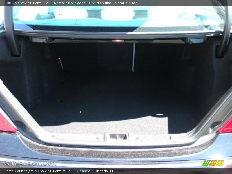 Obsidian Black Metallic / Ash 2005 Mercedes-Benz C 230 Kompressor Sedan