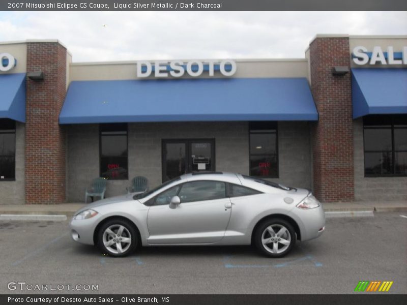 Liquid Silver Metallic / Dark Charcoal 2007 Mitsubishi Eclipse GS Coupe