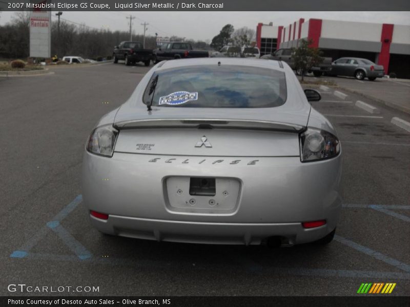Liquid Silver Metallic / Dark Charcoal 2007 Mitsubishi Eclipse GS Coupe