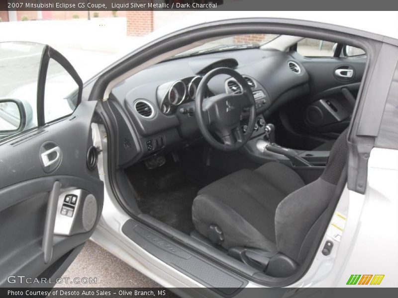 Liquid Silver Metallic / Dark Charcoal 2007 Mitsubishi Eclipse GS Coupe