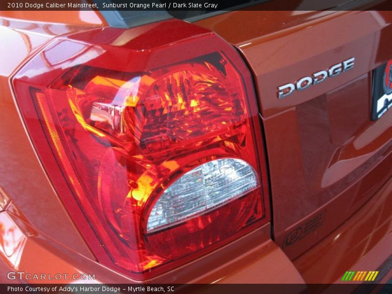 Sunburst Orange Pearl / Dark Slate Gray 2010 Dodge Caliber Mainstreet