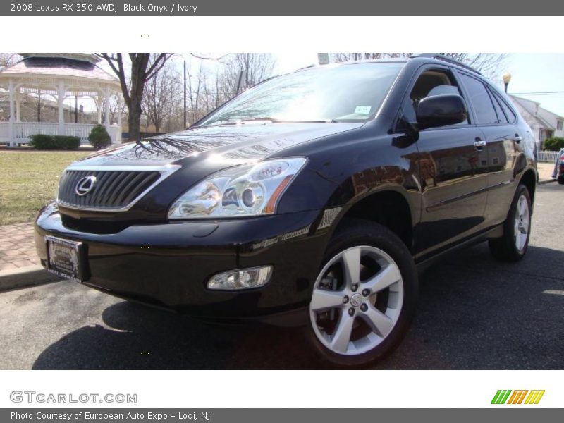 Black Onyx / Ivory 2008 Lexus RX 350 AWD