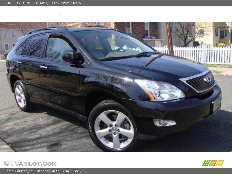 Black Onyx / Ivory 2008 Lexus RX 350 AWD