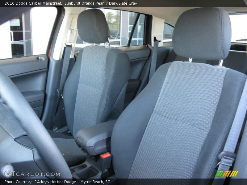 Sunburst Orange Pearl / Dark Slate Gray 2010 Dodge Caliber Mainstreet