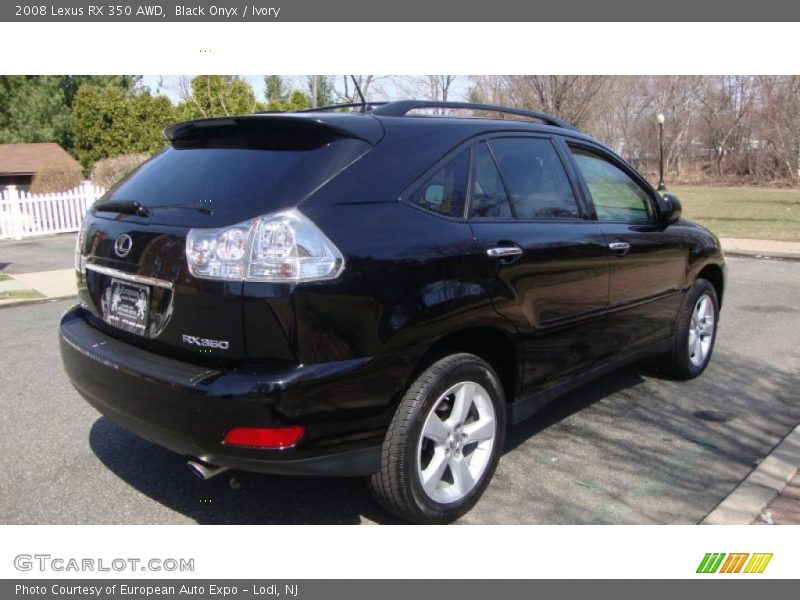Black Onyx / Ivory 2008 Lexus RX 350 AWD