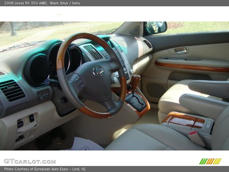 Black Onyx / Ivory 2008 Lexus RX 350 AWD