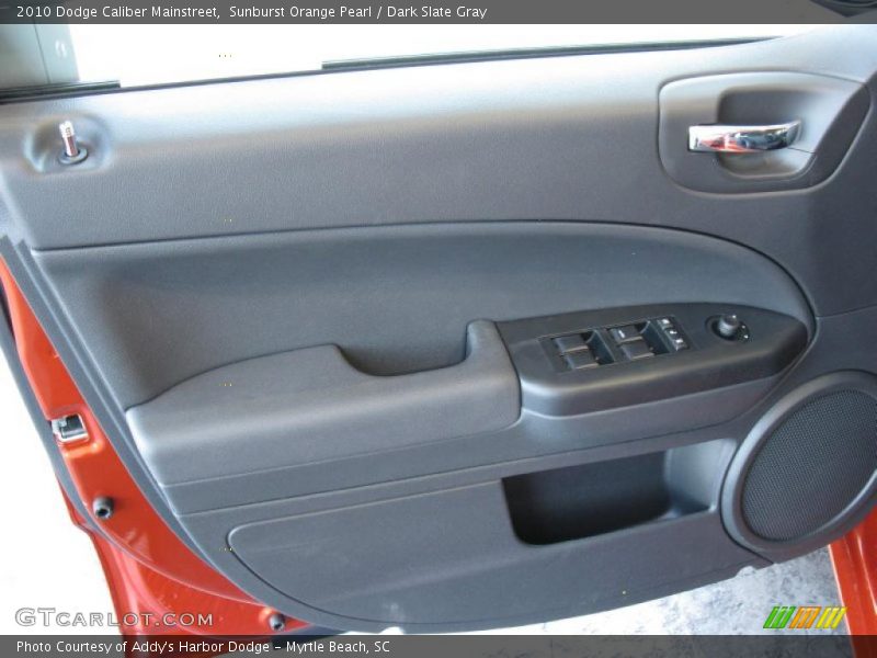 Sunburst Orange Pearl / Dark Slate Gray 2010 Dodge Caliber Mainstreet