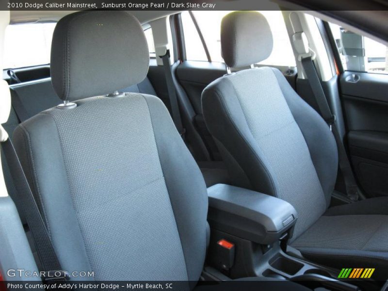 Sunburst Orange Pearl / Dark Slate Gray 2010 Dodge Caliber Mainstreet