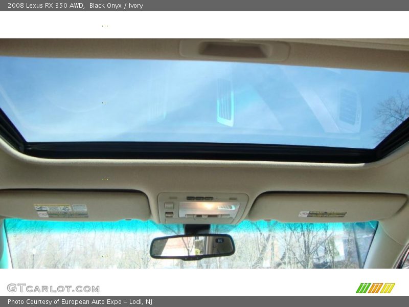 Black Onyx / Ivory 2008 Lexus RX 350 AWD