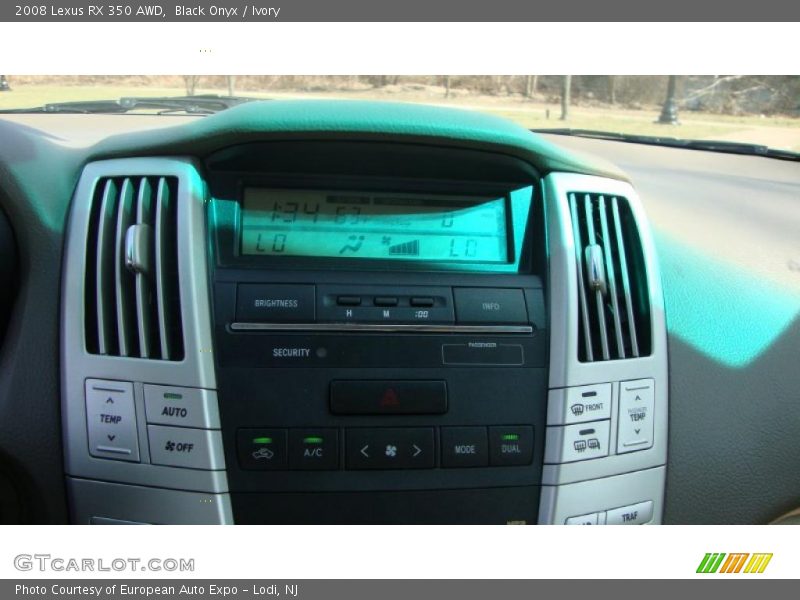 Black Onyx / Ivory 2008 Lexus RX 350 AWD