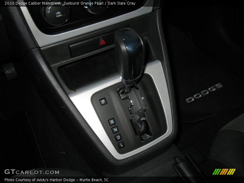 Sunburst Orange Pearl / Dark Slate Gray 2010 Dodge Caliber Mainstreet