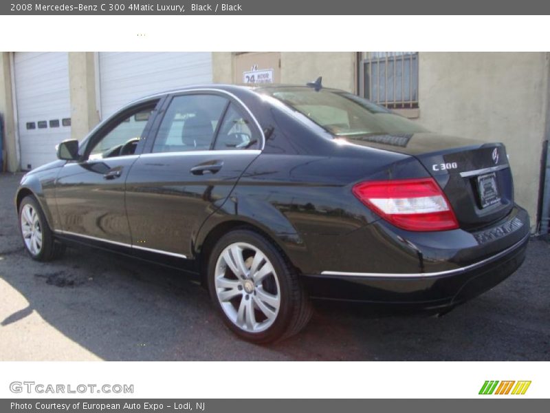 Black / Black 2008 Mercedes-Benz C 300 4Matic Luxury