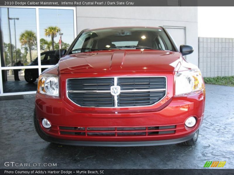 Inferno Red Crystal Pearl / Dark Slate Gray 2010 Dodge Caliber Mainstreet