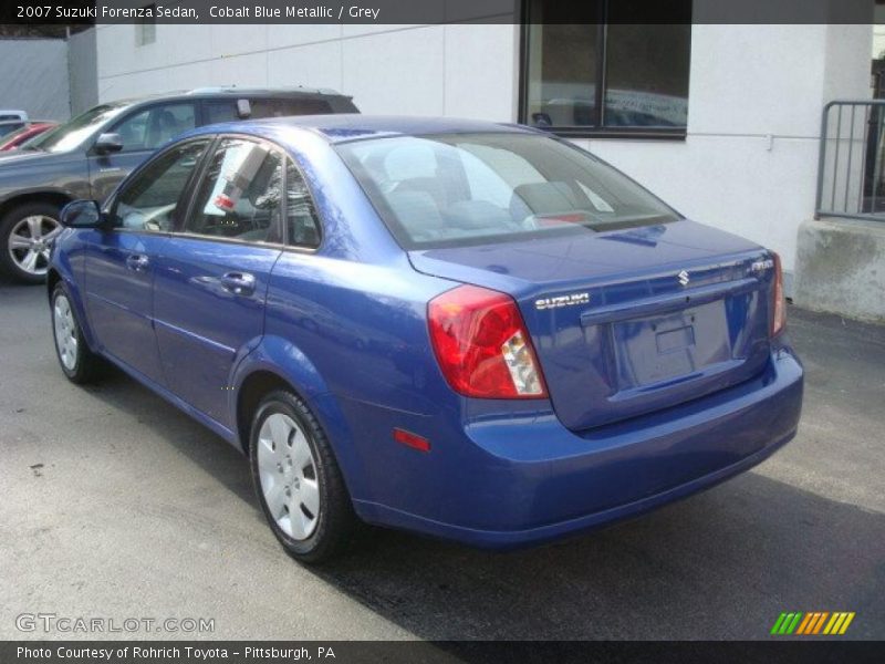 Cobalt Blue Metallic / Grey 2007 Suzuki Forenza Sedan