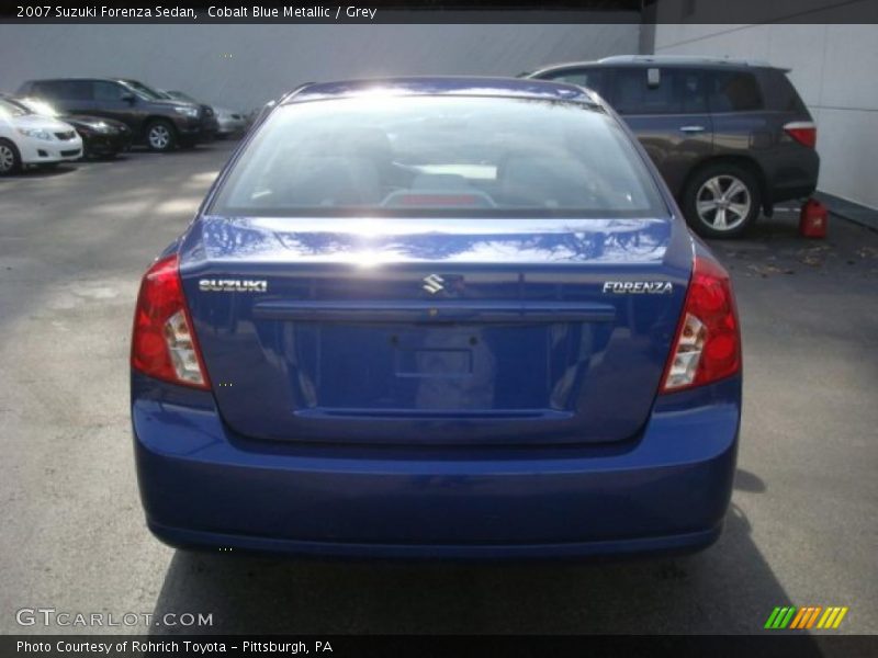 Cobalt Blue Metallic / Grey 2007 Suzuki Forenza Sedan