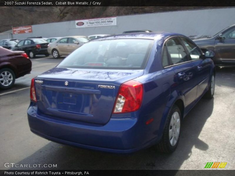 Cobalt Blue Metallic / Grey 2007 Suzuki Forenza Sedan