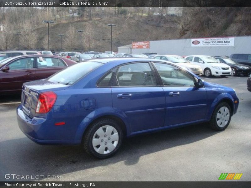 Cobalt Blue Metallic / Grey 2007 Suzuki Forenza Sedan
