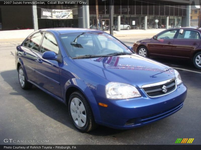 Cobalt Blue Metallic / Grey 2007 Suzuki Forenza Sedan