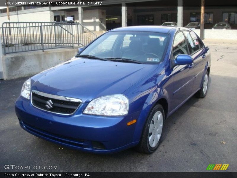 Cobalt Blue Metallic / Grey 2007 Suzuki Forenza Sedan