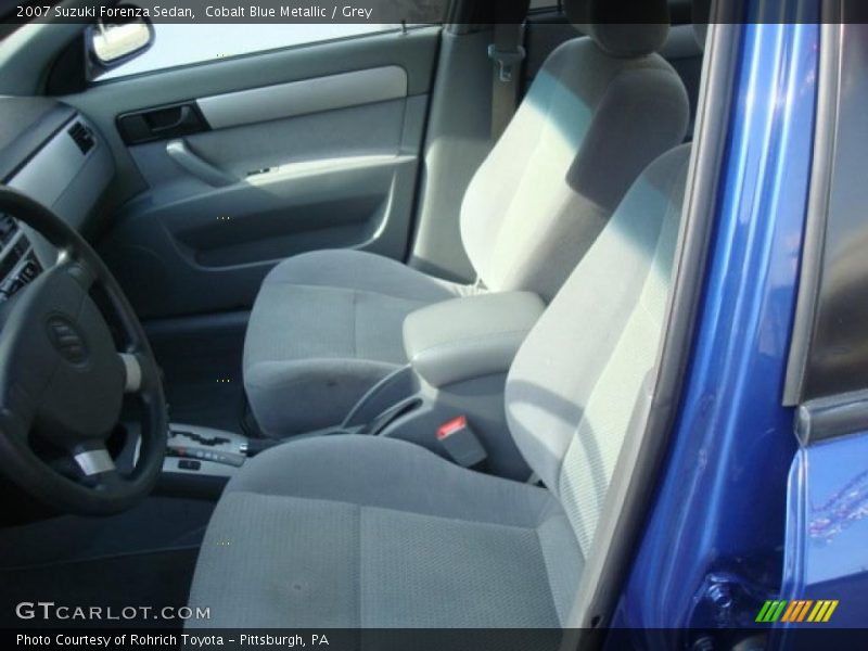 Cobalt Blue Metallic / Grey 2007 Suzuki Forenza Sedan