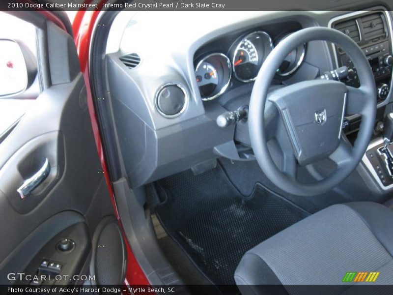 Inferno Red Crystal Pearl / Dark Slate Gray 2010 Dodge Caliber Mainstreet