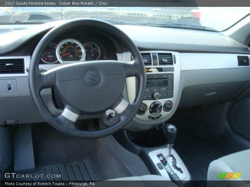 Cobalt Blue Metallic / Grey 2007 Suzuki Forenza Sedan