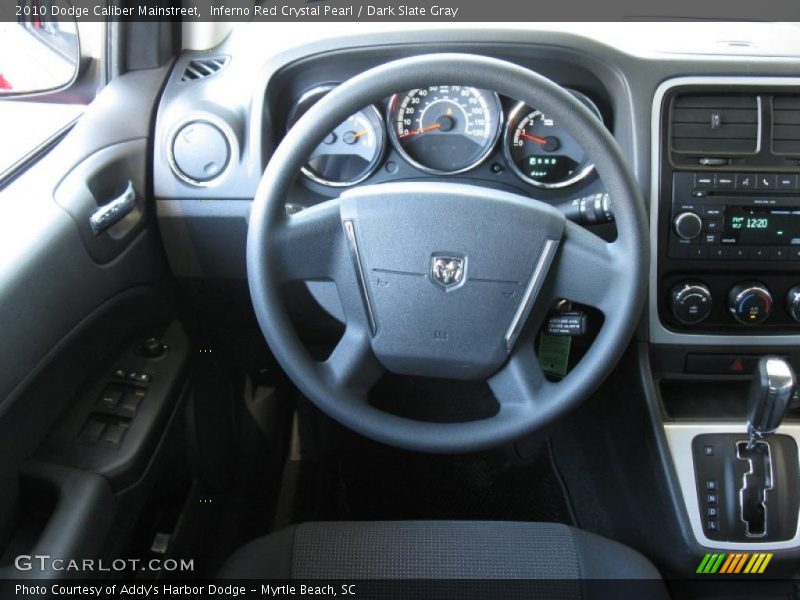 Inferno Red Crystal Pearl / Dark Slate Gray 2010 Dodge Caliber Mainstreet