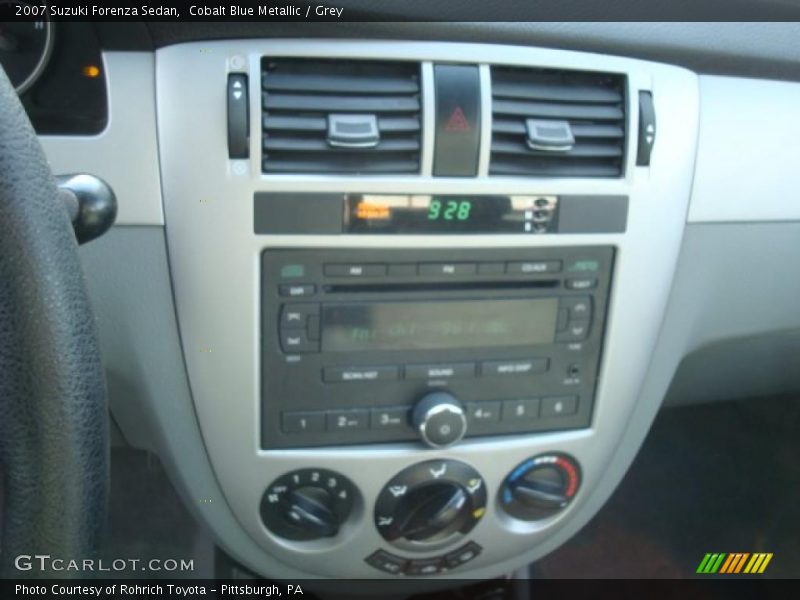 Cobalt Blue Metallic / Grey 2007 Suzuki Forenza Sedan