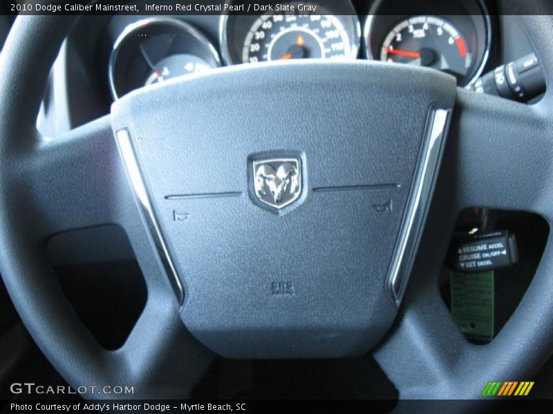 Inferno Red Crystal Pearl / Dark Slate Gray 2010 Dodge Caliber Mainstreet