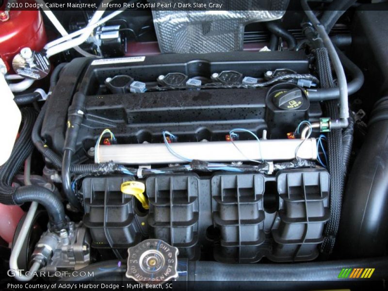 Inferno Red Crystal Pearl / Dark Slate Gray 2010 Dodge Caliber Mainstreet