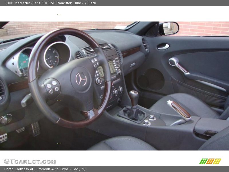 Black / Black 2006 Mercedes-Benz SLK 350 Roadster