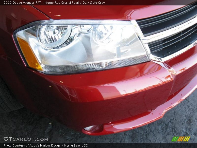 Inferno Red Crystal Pearl / Dark Slate Gray 2010 Dodge Avenger R/T