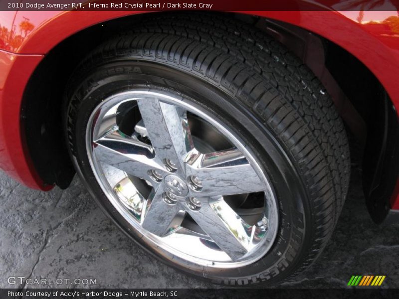Inferno Red Crystal Pearl / Dark Slate Gray 2010 Dodge Avenger R/T