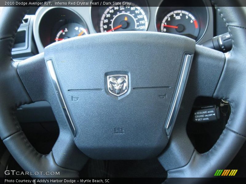 Inferno Red Crystal Pearl / Dark Slate Gray 2010 Dodge Avenger R/T