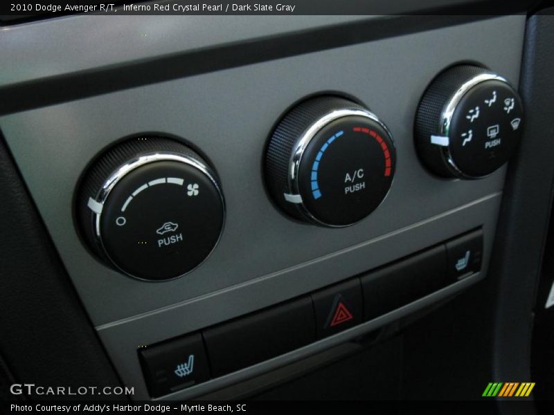 Inferno Red Crystal Pearl / Dark Slate Gray 2010 Dodge Avenger R/T
