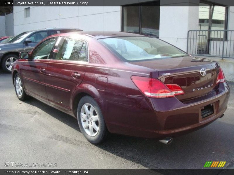 Cassis Red Pearl / Ivory 2007 Toyota Avalon XL