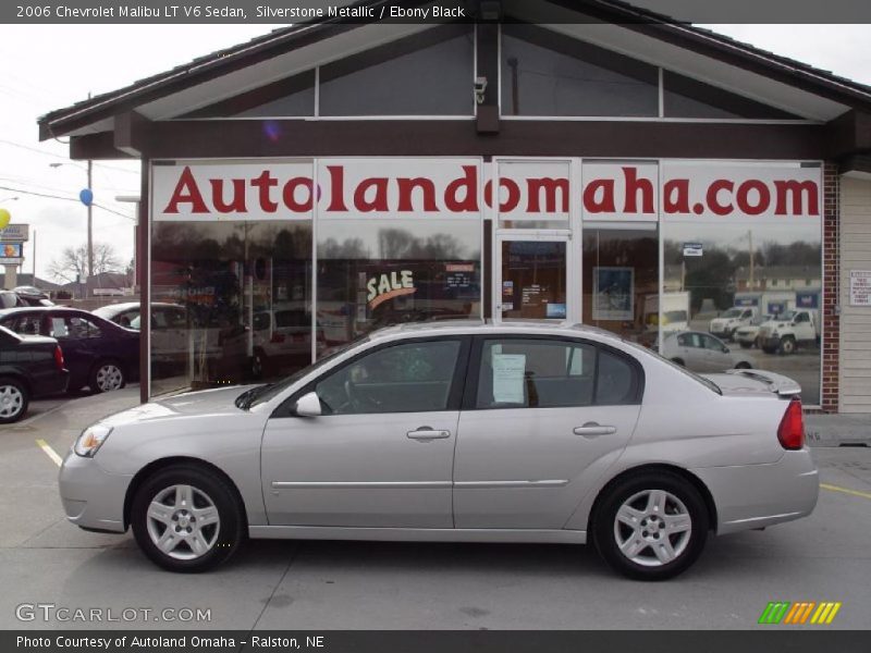 Silverstone Metallic / Ebony Black 2006 Chevrolet Malibu LT V6 Sedan