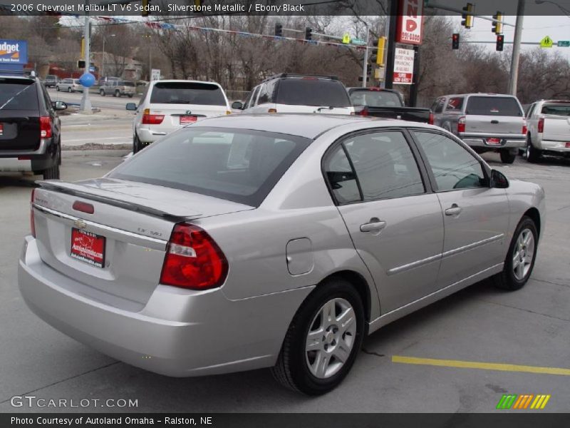 Silverstone Metallic / Ebony Black 2006 Chevrolet Malibu LT V6 Sedan