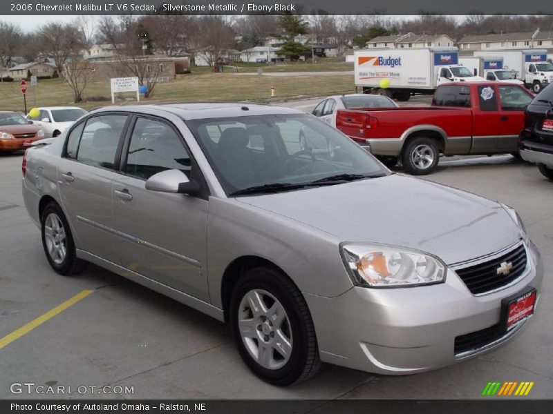 Silverstone Metallic / Ebony Black 2006 Chevrolet Malibu LT V6 Sedan
