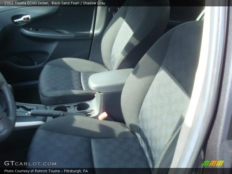 Black Sand Pearl / Shadow Gray 2002 Toyota ECHO Sedan