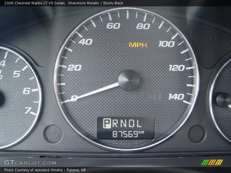 Silverstone Metallic / Ebony Black 2006 Chevrolet Malibu LT V6 Sedan