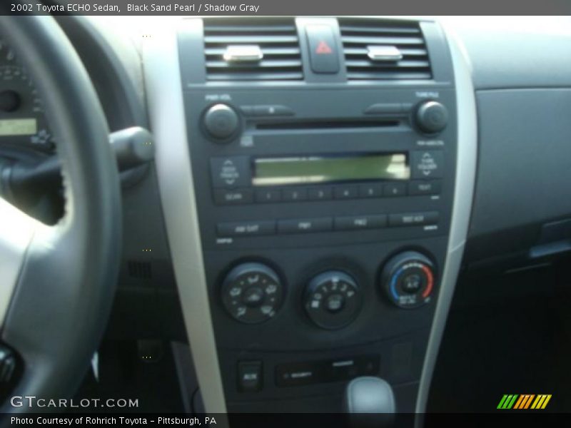 Black Sand Pearl / Shadow Gray 2002 Toyota ECHO Sedan