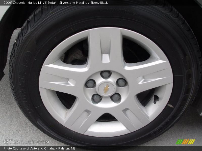 Silverstone Metallic / Ebony Black 2006 Chevrolet Malibu LT V6 Sedan