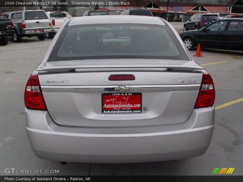 Silverstone Metallic / Ebony Black 2006 Chevrolet Malibu LT V6 Sedan