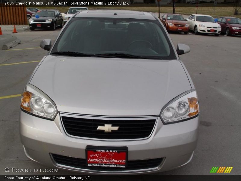 Silverstone Metallic / Ebony Black 2006 Chevrolet Malibu LT V6 Sedan