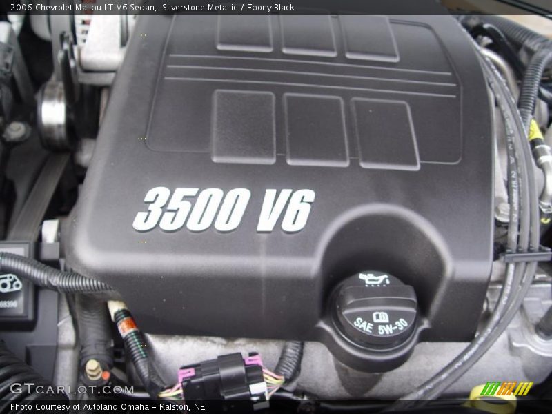Silverstone Metallic / Ebony Black 2006 Chevrolet Malibu LT V6 Sedan