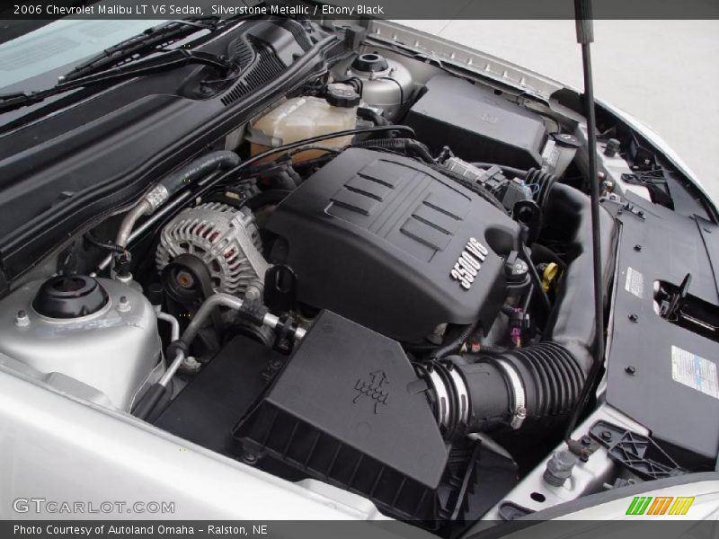 Silverstone Metallic / Ebony Black 2006 Chevrolet Malibu LT V6 Sedan