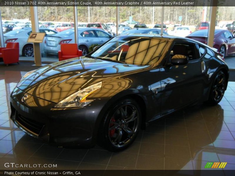 40th Anniversary Graphite / 40th Anniversary Red Leather 2010 Nissan 370Z 40th Anniversary Edition Coupe