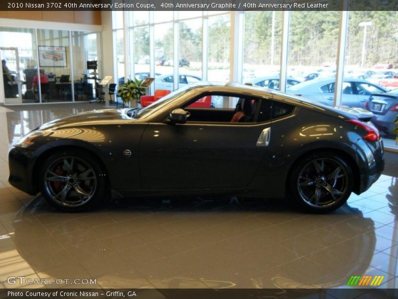 40th Anniversary Graphite / 40th Anniversary Red Leather 2010 Nissan 370Z 40th Anniversary Edition Coupe